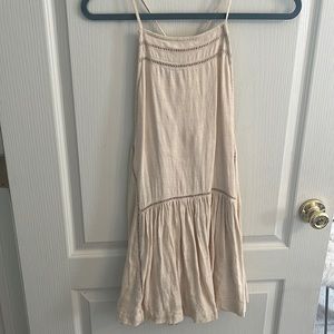 Cream swing dress